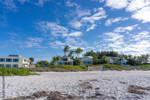 Fototapeta Coastal Florida vacation homes gulf side