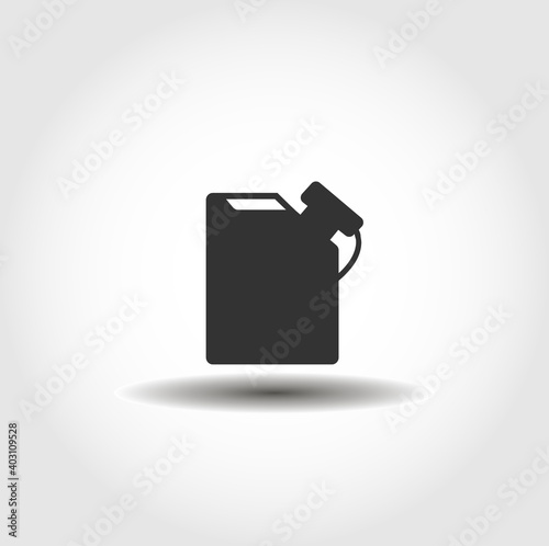 canister isolated vector icon. car service design element