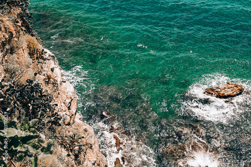 Fototapeta Naklejka Na Ścianę i Meble -  view of the beach of Gaeta, Italy