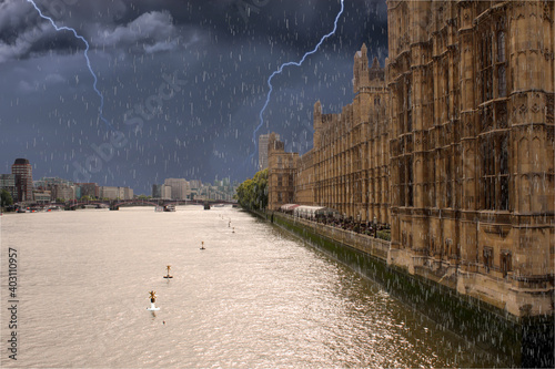 thames English parliament London fime thames and english parliament photo