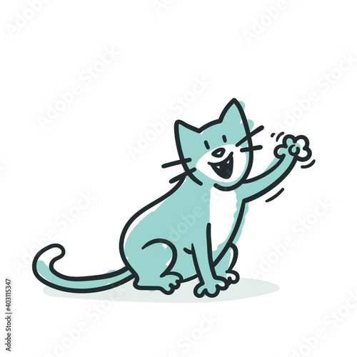 Blue Cat: Hello (No. 1)