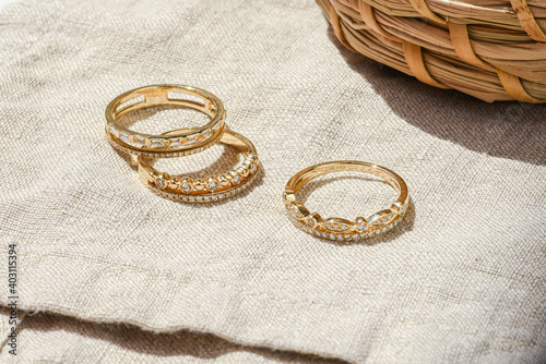 Fine Jewelry flat lay