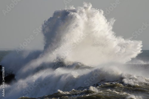 Big wave splash