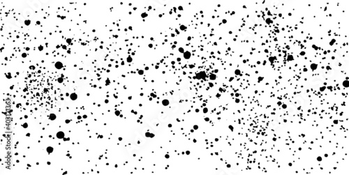 Grunge textured black dots background