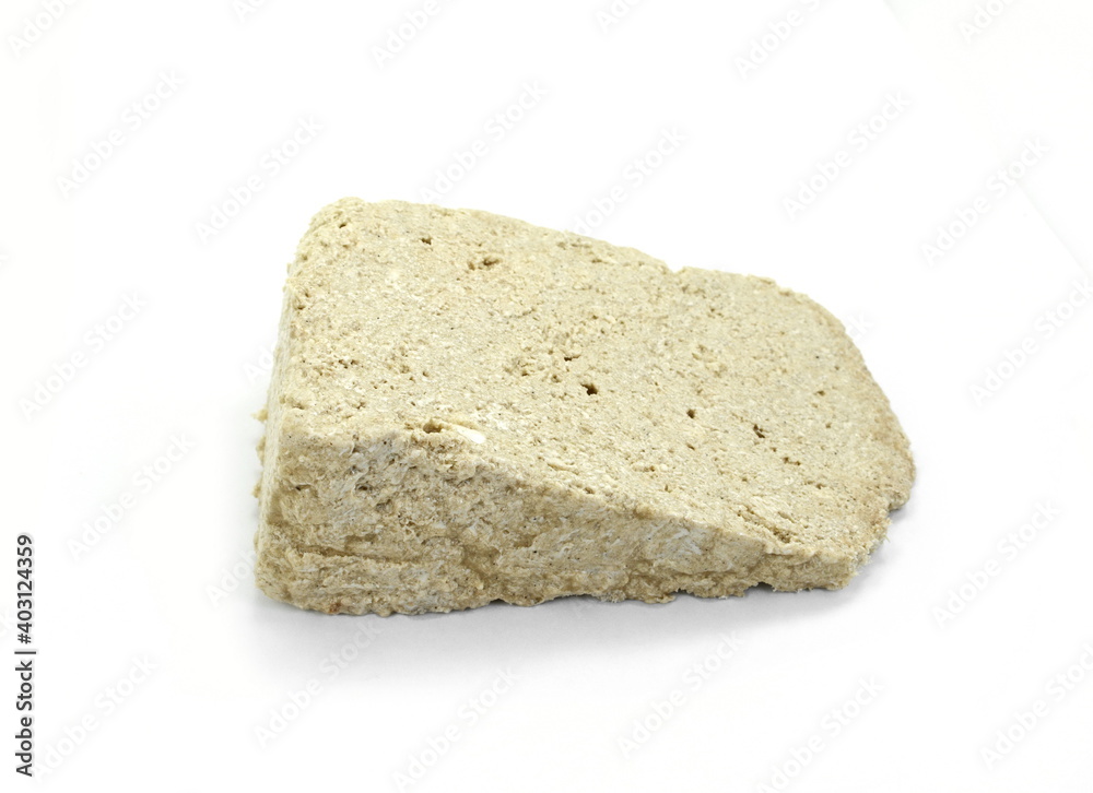 Sunflower halva isolated on white background. Sunflower halva isolated on white background.