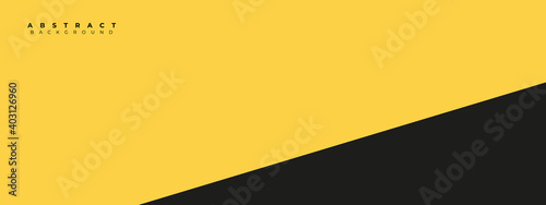 abstract yellow and black background design . modern fresh yellow background design