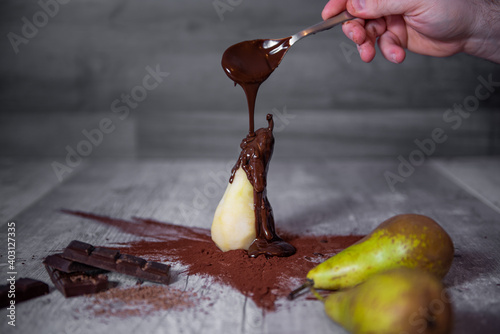 Poire chocolat / Chocolate pear 