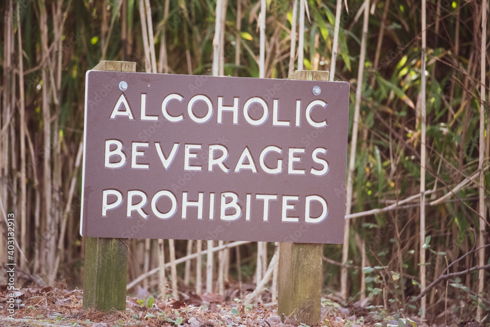 Alcoholic Beverages Prohibited
