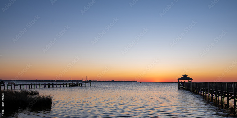 Obraz premium Kitty Hawk Sunrise