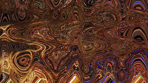 Chaotic abstract background with different colors and shapes