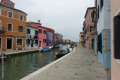 Canal and buildings photo taken in Venice, Italy © 현석 신