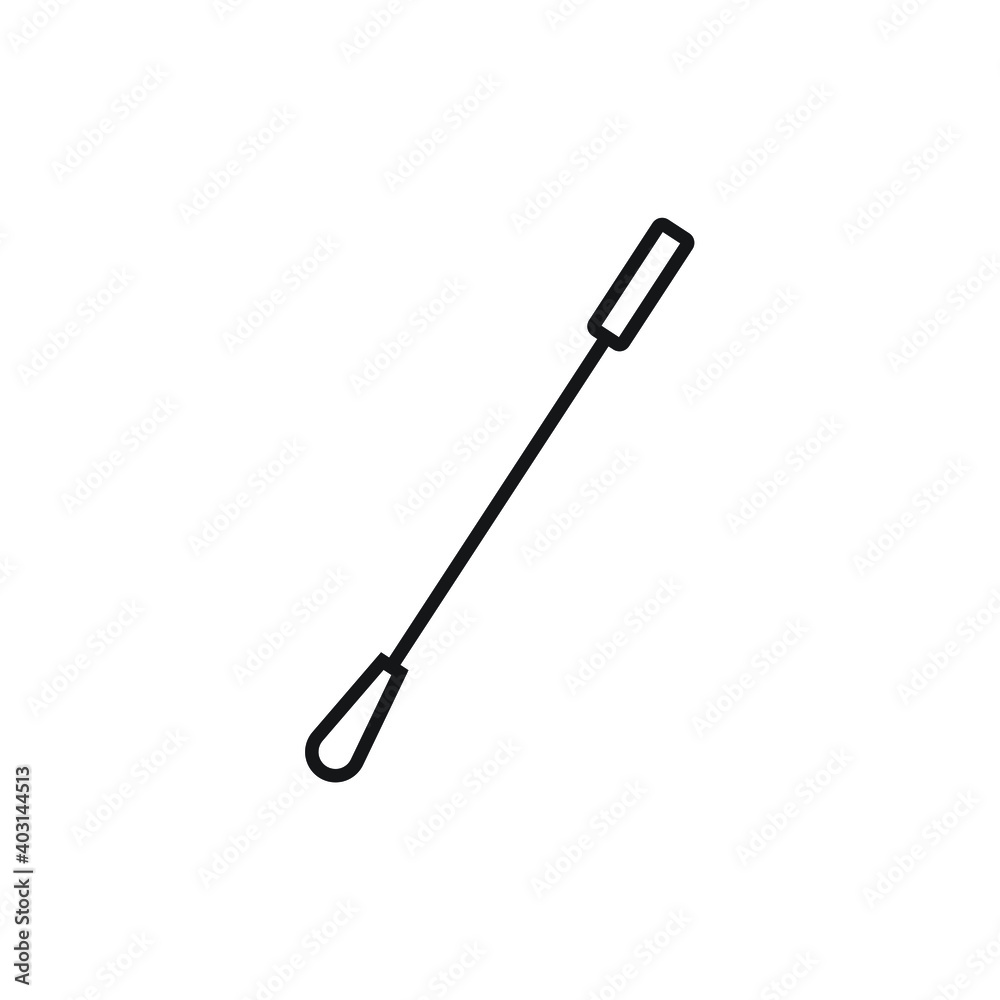 Cotton swab icon design. vector illustration Cotton swab icon design. vector illustration