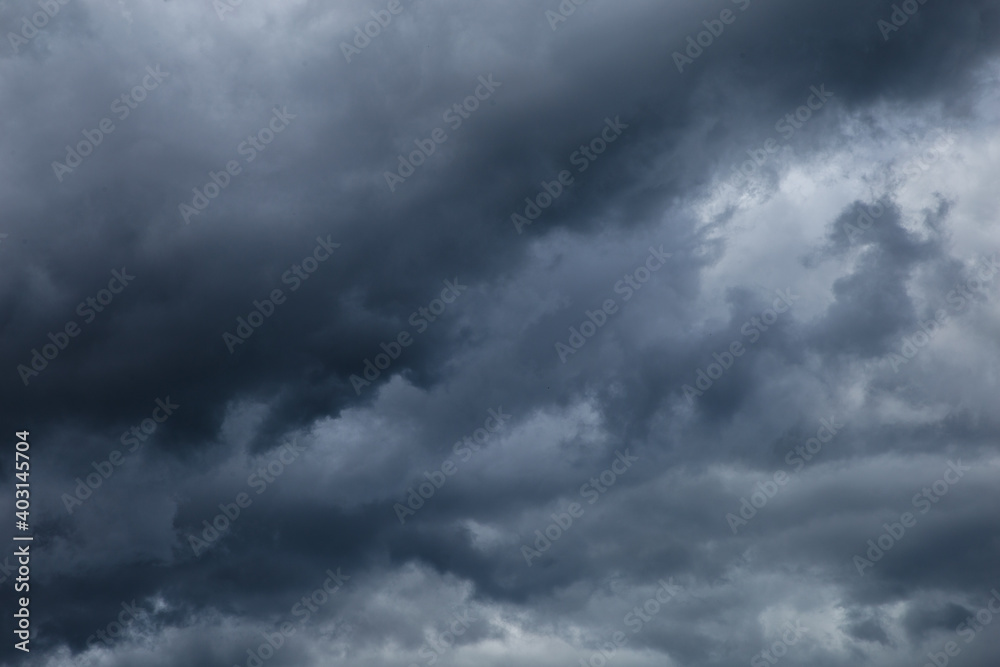 Sky Clouds. Storm Clouds Dark Sky Background. 