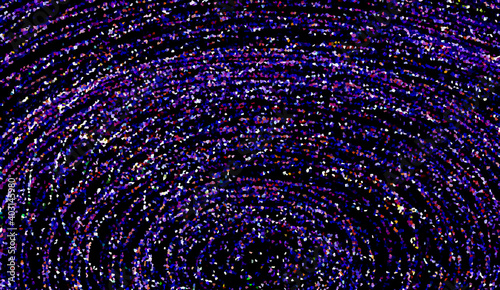 Concentric purple glowing lines background
