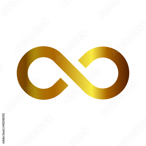 Infinity loop icon. concept of unlimited. vector illustration