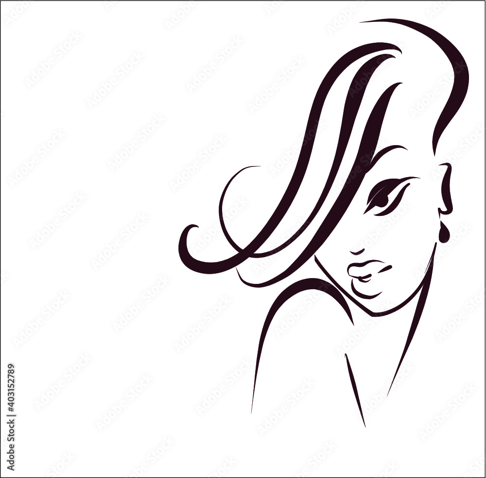 VECTOR Background with a
stylish original hand-drawn graphics portrait with beautiful young attractive girl VECTOR Background with a
stylish original hand-drawn graphics portrait with beautiful young attractive girl