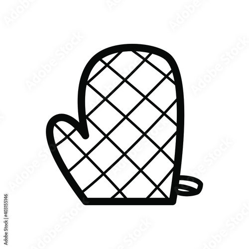 Cooking gloves icon