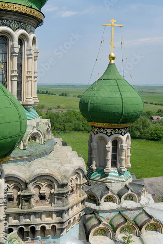 Bila Krynytsia  - Assumption Cathedral upper part photo