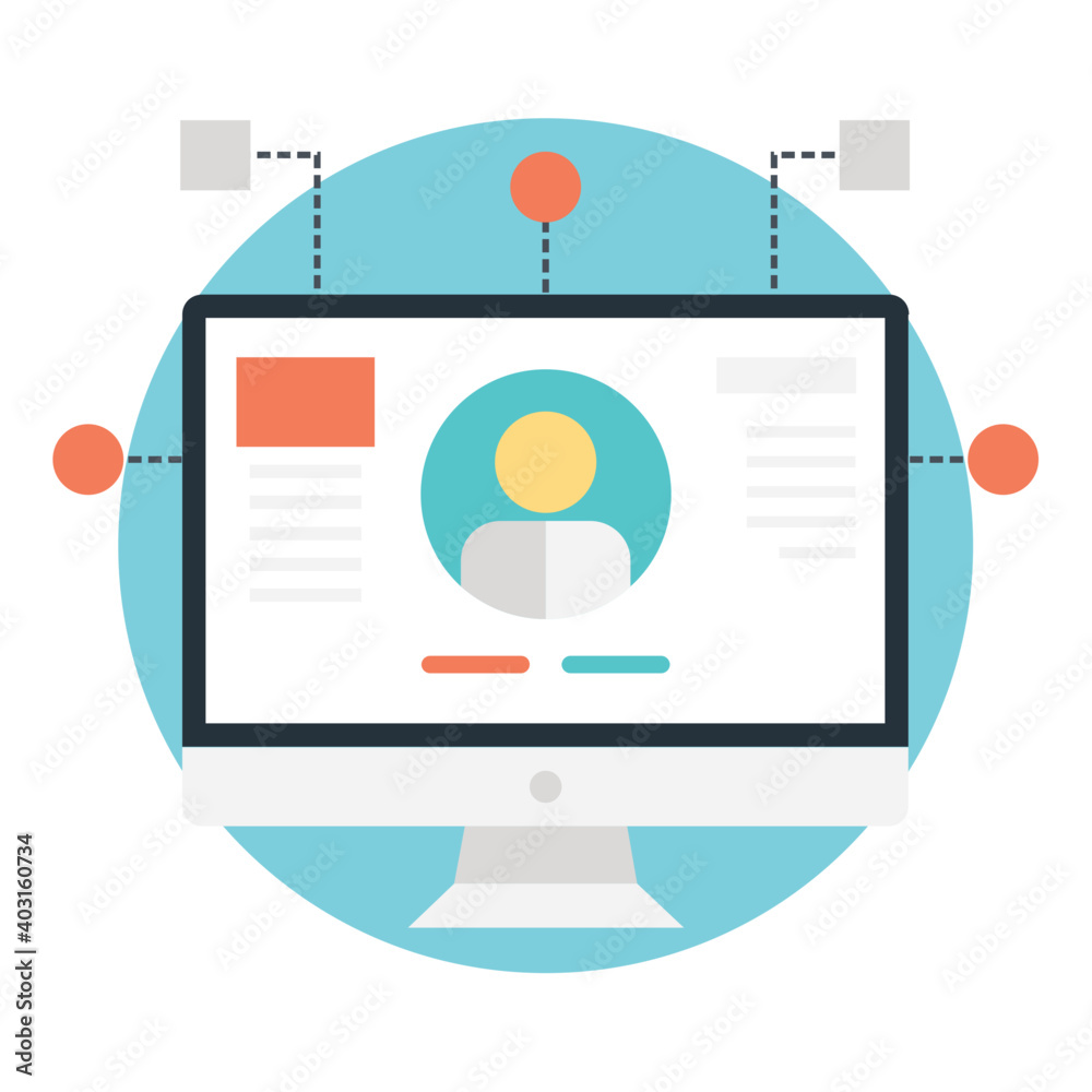 Vector icon representing customer testimonials Vector icon representing customer testimonials