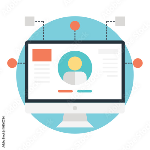 Vector icon representing customer testimonials 