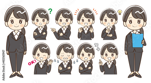 女性、スーツ、まとめ