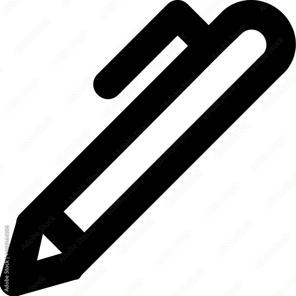 Pen Line Vector Icon Pen Line Vector Icon