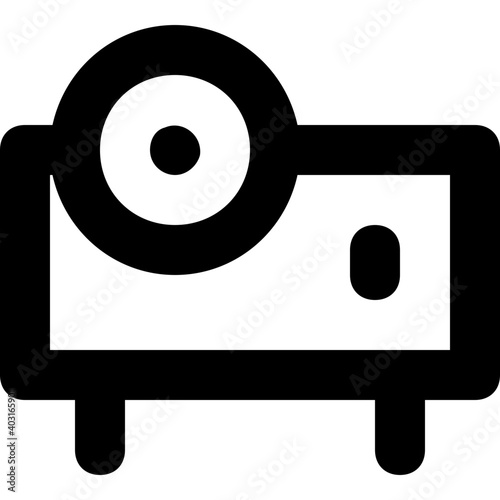 Projector Vector Line Icon