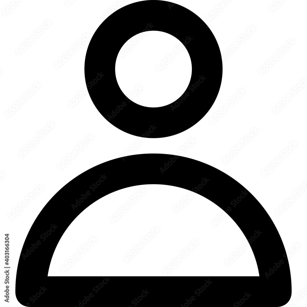 User Vector Line Icon User Vector Line Icon