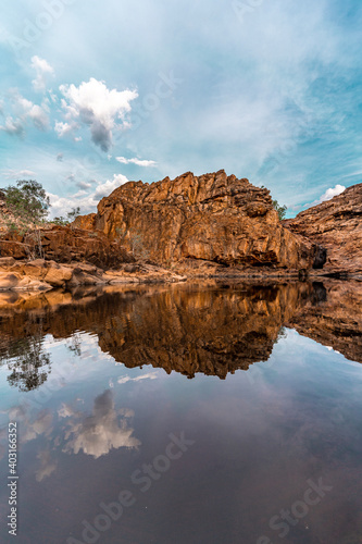 Upper rock pool at Edith Falls. Katherine, Northern Territory.