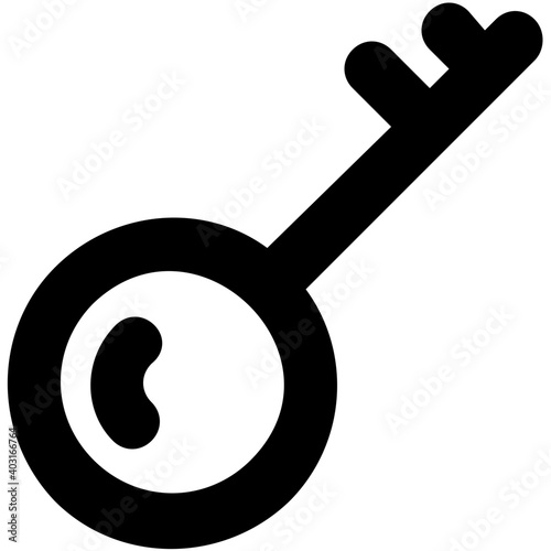 Key Vector Line Icon