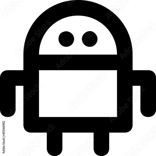 Android Vector Line Icon
