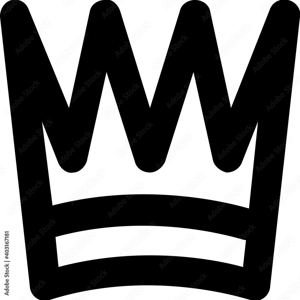 Crown Vector Line Icon