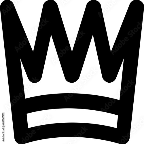 Crown Vector Line Icon