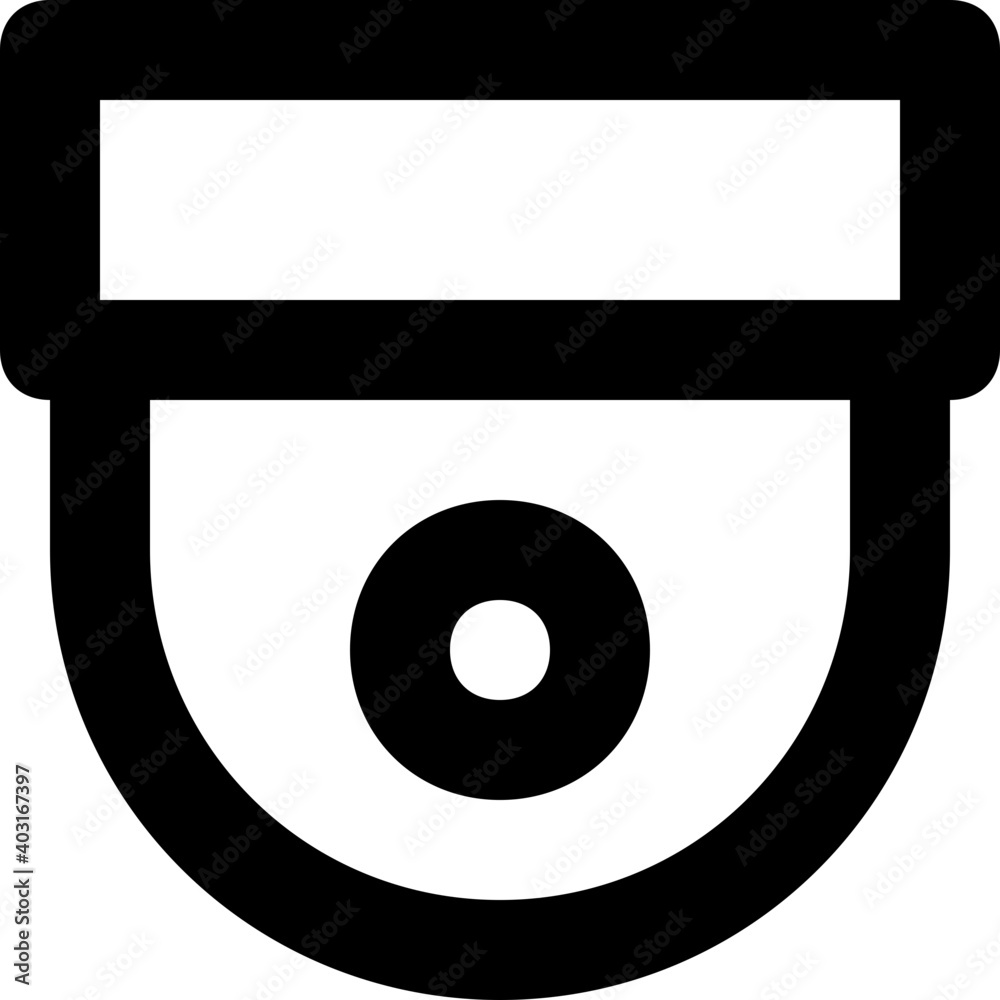 Cctv Vector Line Icon Cctv Vector Line Icon