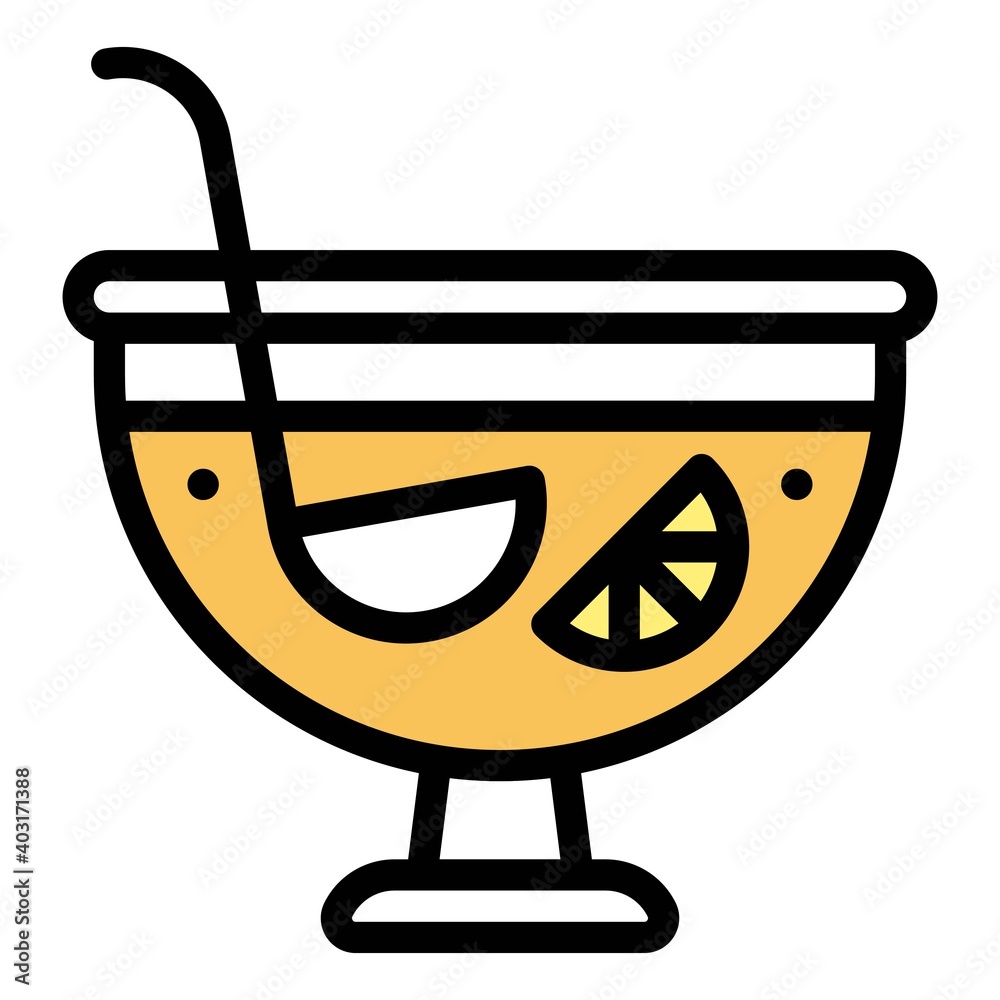 Orange juice icon, Birthday party related vector illustration Orange juice icon, Birthday party related vector illustration