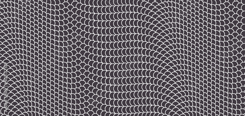 Black and white texture. Irregular array or matrix of random ovals. Vector illustration for print, textile, fabric, package, wrapping or cover.