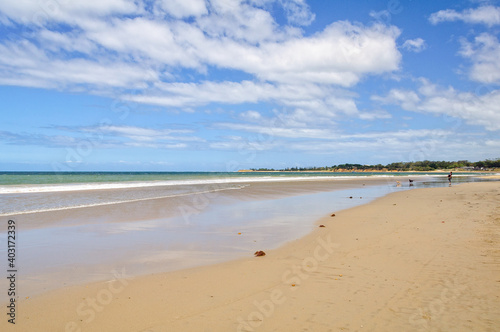 This beautiful stretch of beach was named after Andrew White  an English settler - Torquay  Victoria  Australia