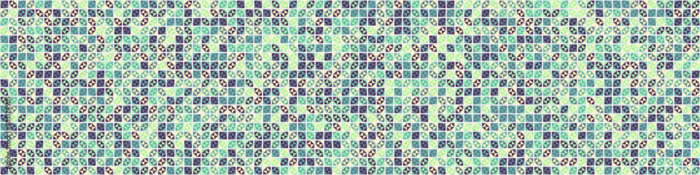 Abstract Geometric Pattern generative computational art illustration