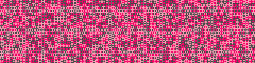 Fototapeta premium Abstract Geometric Pattern generative computational art illustration