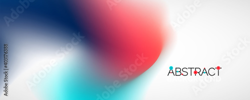 Fluid color gradient abstract background, trendy colorful wallpaper. Vector illustration for placards, brochures, posters, banners and covers