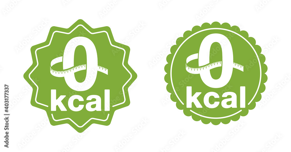 0 kcal for packaging of zero calories diet food 0 kcal for packaging of zero calories diet food
