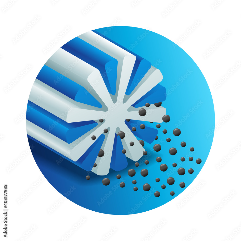 Microfiber action icon - dust absorbing Microfiber action icon - dust absorbing