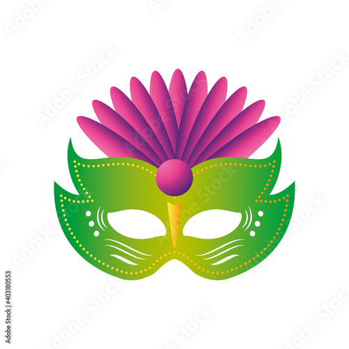 mardi gras carnival mask festive costume