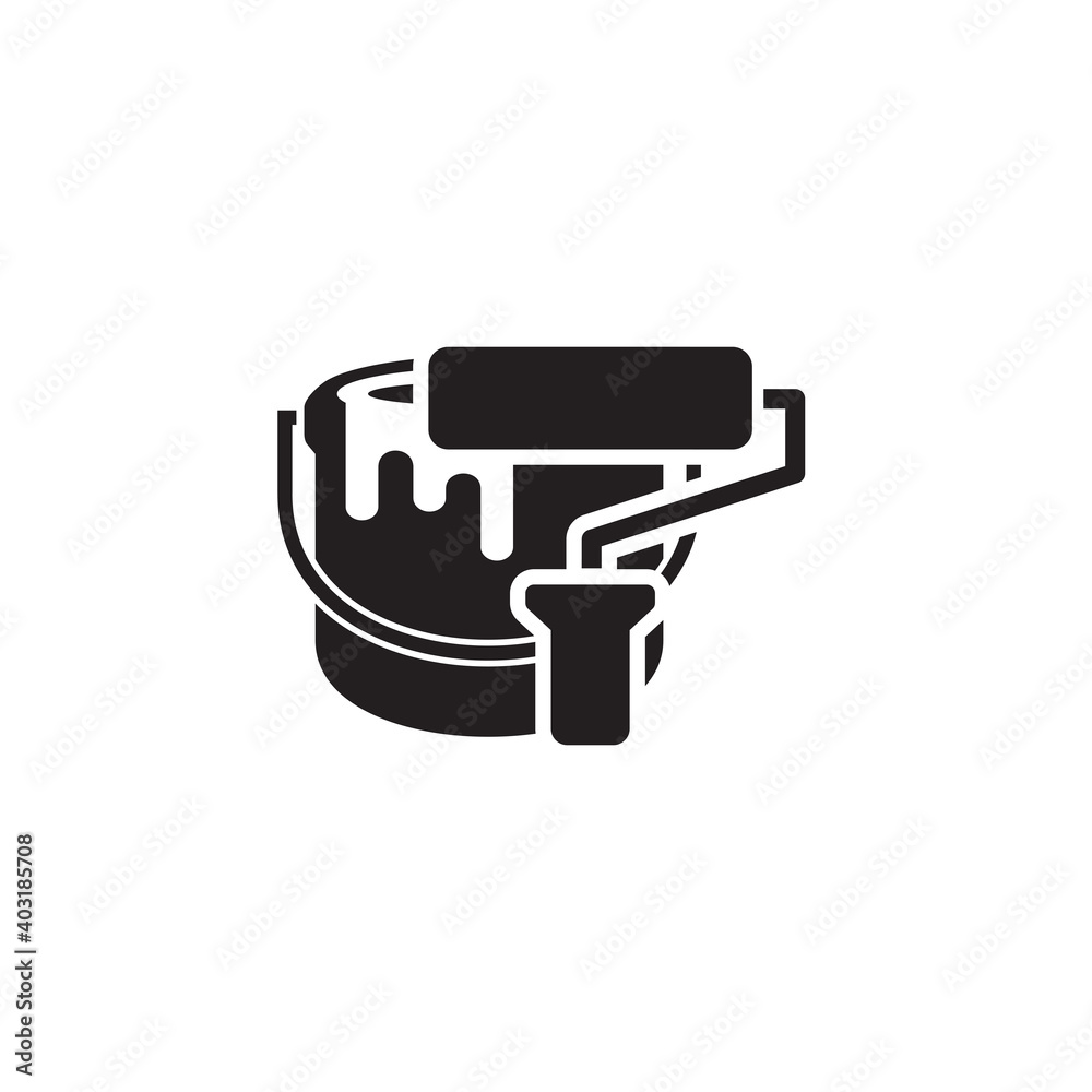 paint bucket icon symbol sign vector paint bucket icon symbol sign vector