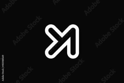 DM logo letter design on luxury background. MD logo monogram initials letter concept. DM icon logo design. MD elegant and Professional letter icon design on black background. M D DM MD