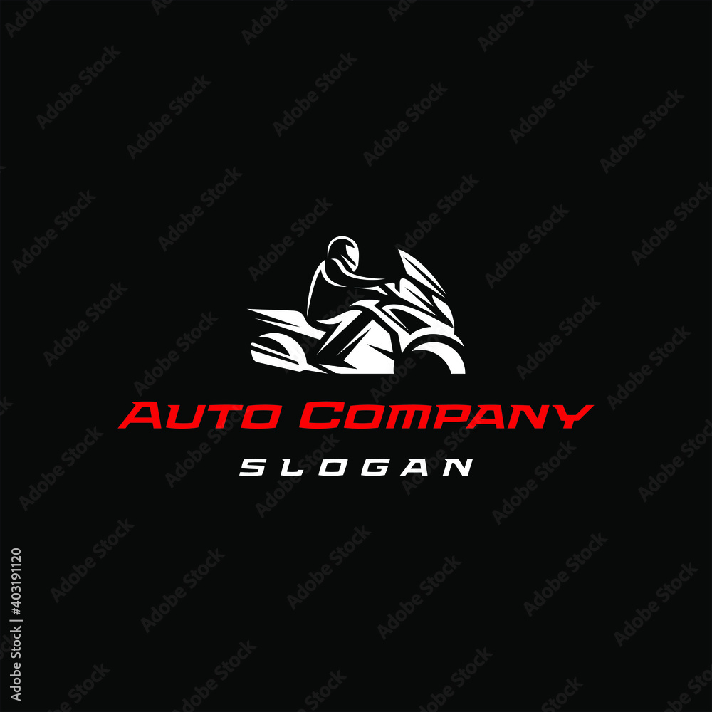Fototapeta premium Motorcycle with sharp and elegant line design