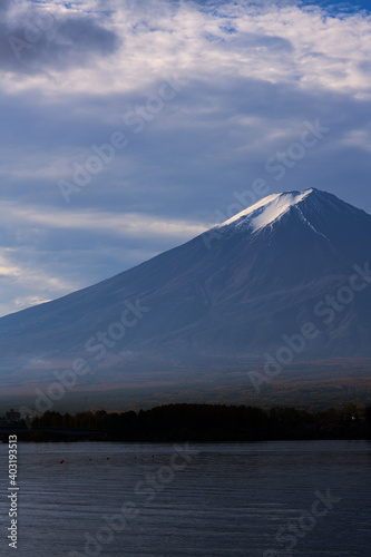 湖と富士山