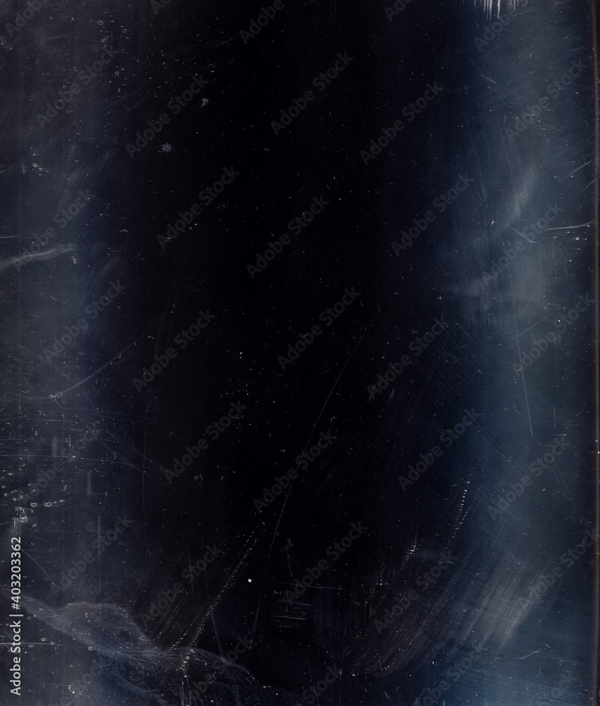 Old overlay. Dusty texture. Scratched stained filter with smeared dirt on  dark blue weathered surface. Distressed screen glass with grainy noise.  Stock Photo | Adobe Stock