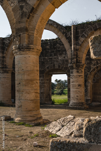 medieval temple ruins