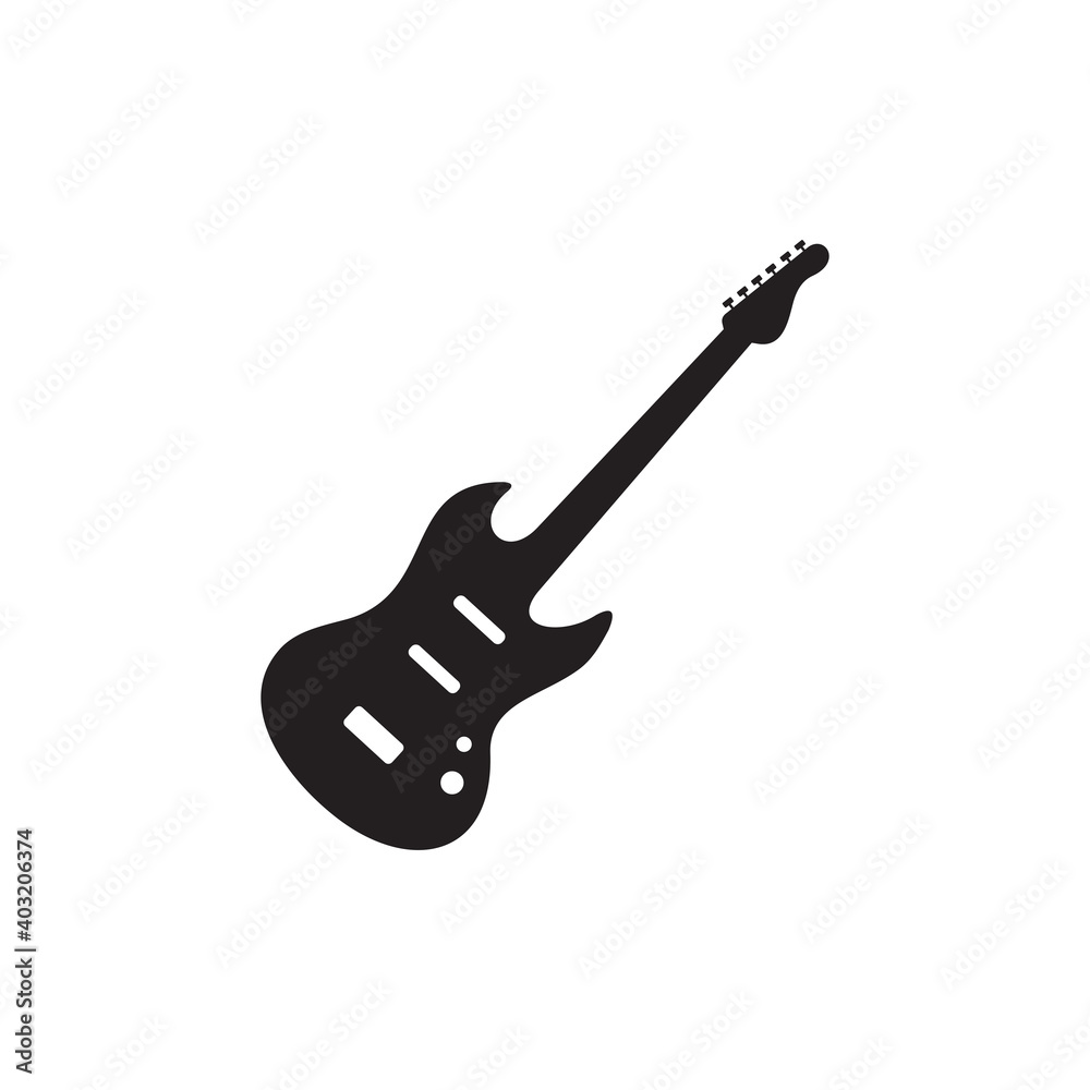 guitar electric icon symbol sign vector guitar electric icon symbol sign vector